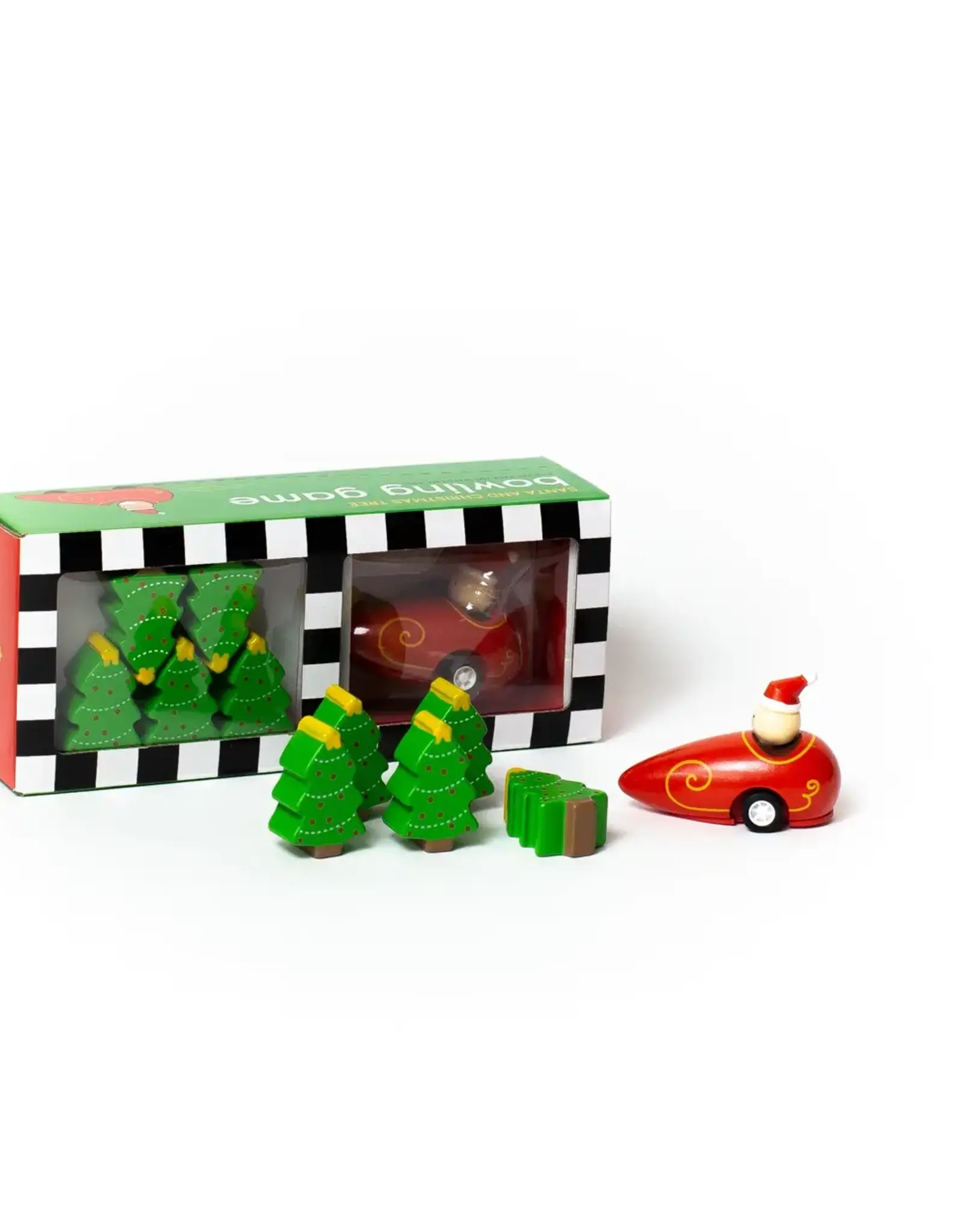 Jack Rabbit Creations Santa & Christmas Tree Bowling Game