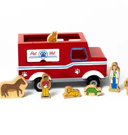 Jack Rabbit Creations Mobile Pet Vet Magnetic Truck