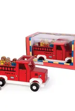 Jack Rabbit Creations To The Rescue Magnetic Red Fire Truck Set
