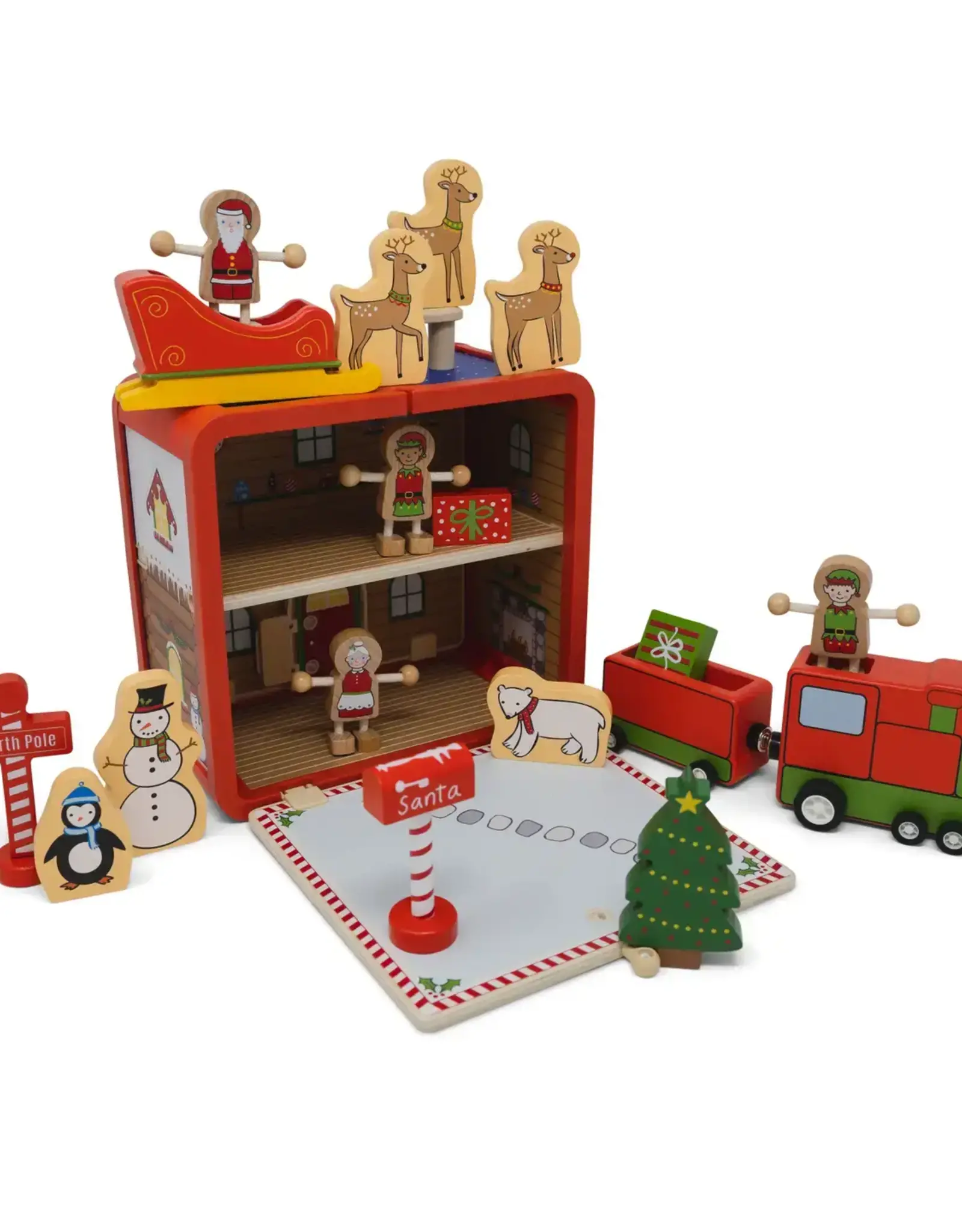 Jack Rabbit Creations Santa's Workshop Suitcase