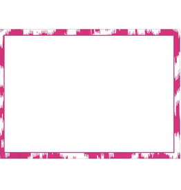 Caspari Modern Moire Fuchsia Correspondence Cards