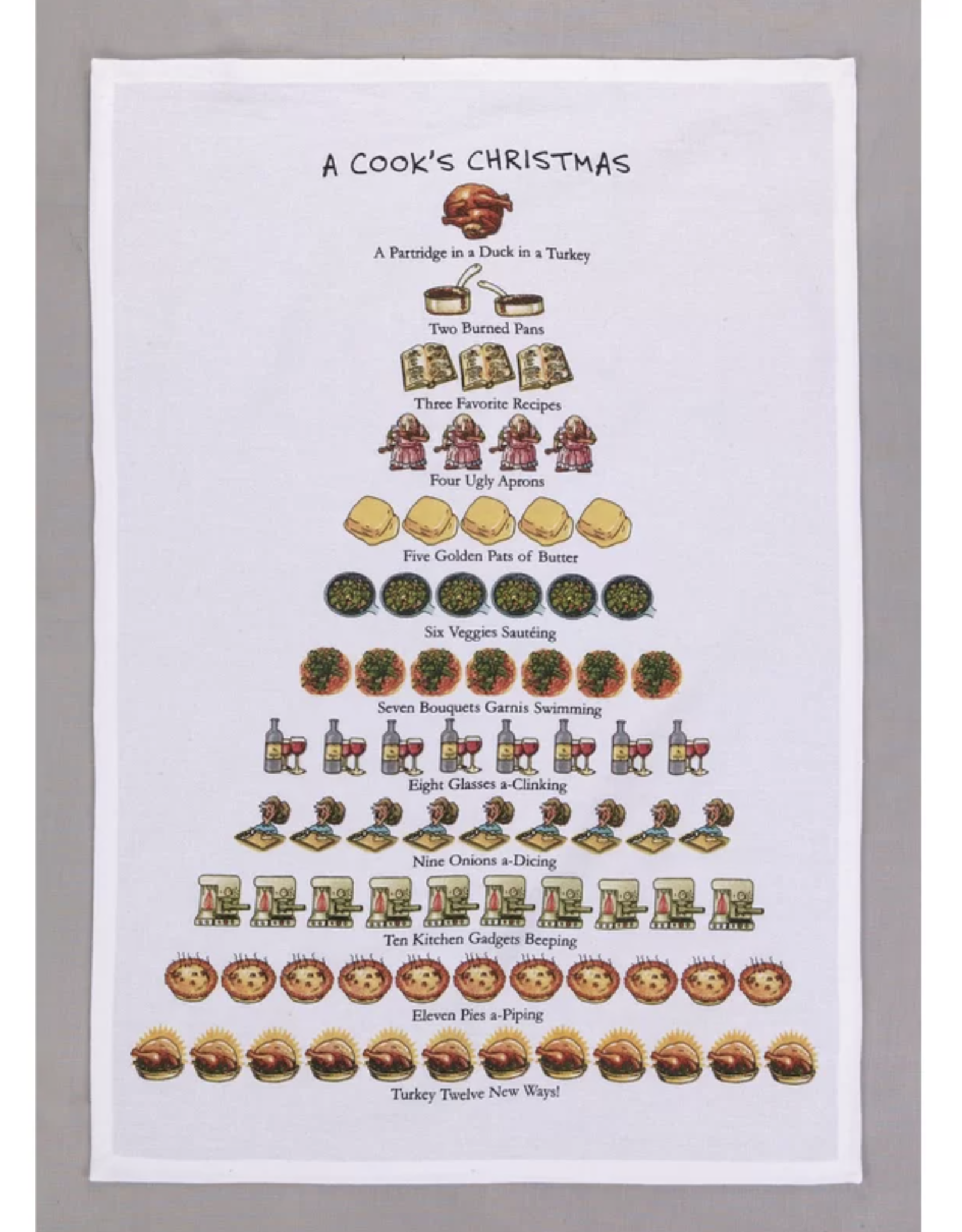 A Cook's Christmas Towel
