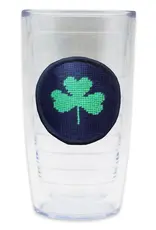 Smather's & Branson Shamrock Needlepoint Tervis Tumbler
