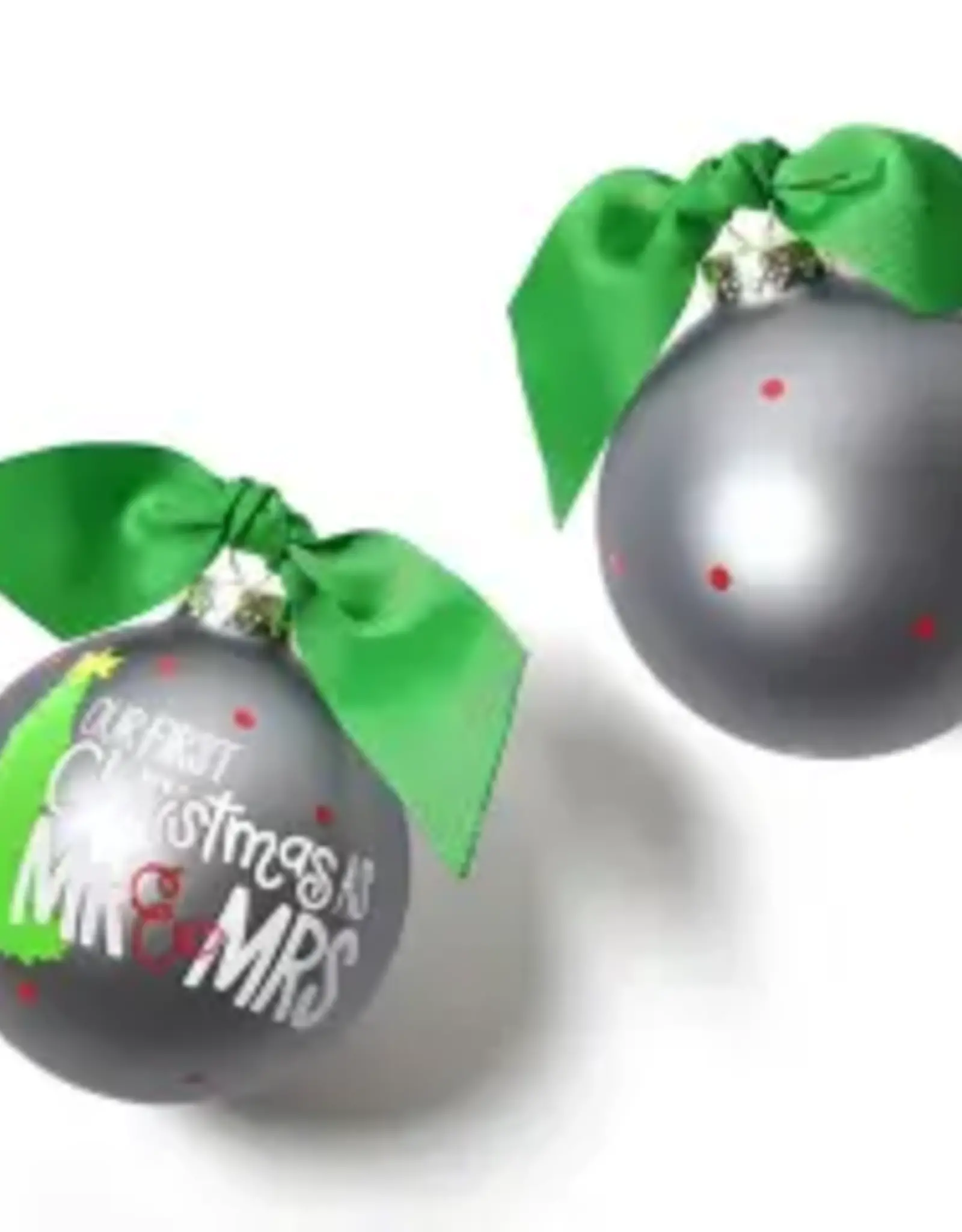 Coton Colors Ornament Our First Xmas as Mr & Mrs