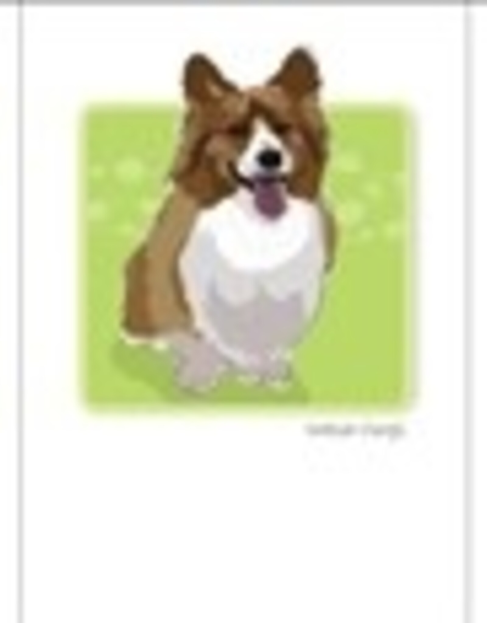 Paper Russells Corgi Puffy Chest