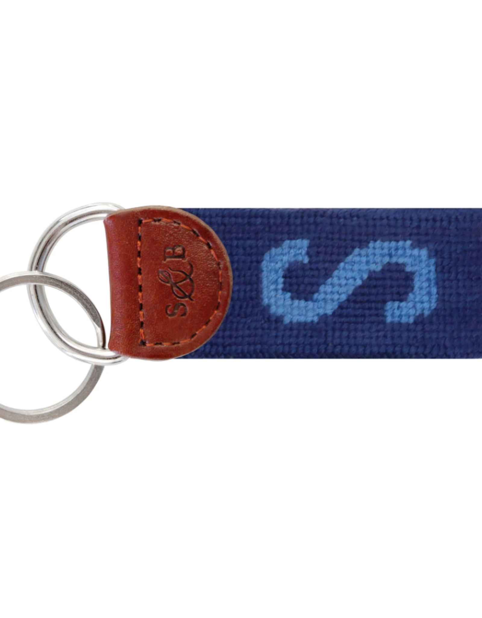 Smather's & Branson Key Fob S Cornflower