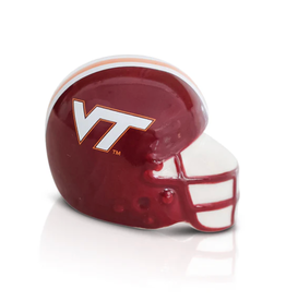 Nora Fleming Mini Helmet Virginia Tech
