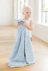 Little Giraffe Chenille Blanket Blue