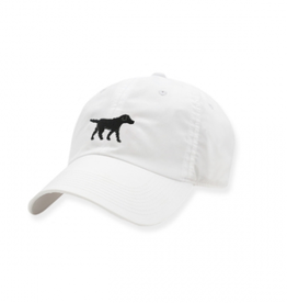 Smather's & Branson Hat Black Lab on White Performance