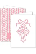 Dogwood Hill Card Pink Cross