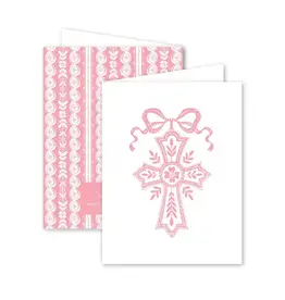 Dogwood Hill Neo Card Pink Cross