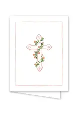 Card Cross Peach