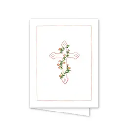 Card Cross Peach