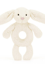 Jelly Cat Cream Bunny Ring Rattle