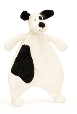 Jelly Cat Rufferty B&W Puppy Comforter