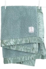 Little Giraffe Chenille Blanket Sage