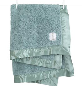 Little Giraffe Chenille Blanket Sage