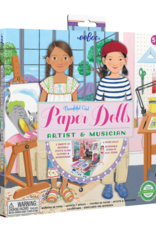 EEboo Pretend  Play Musician & Artist Paper Dolls