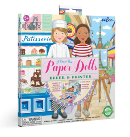 EEboo A Day in Paris Paper Dolls