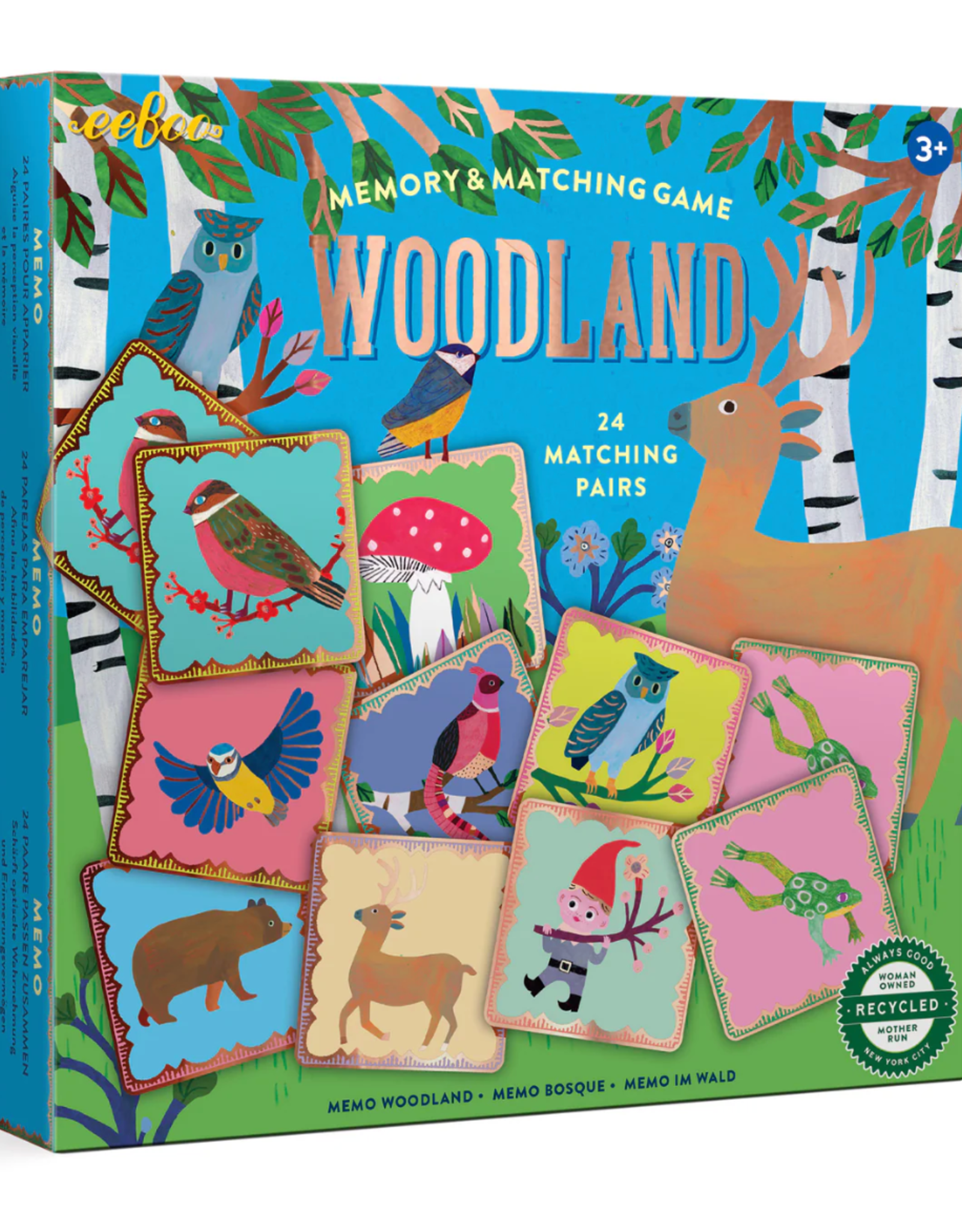 EEboo Woodland Memory & Matching Game