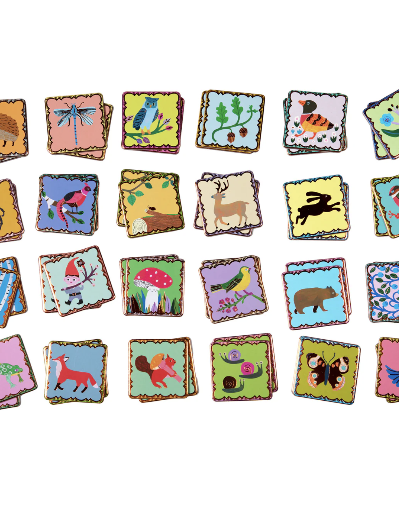 EEboo Cottage Fairies Hexagonal Memory & Matching Game