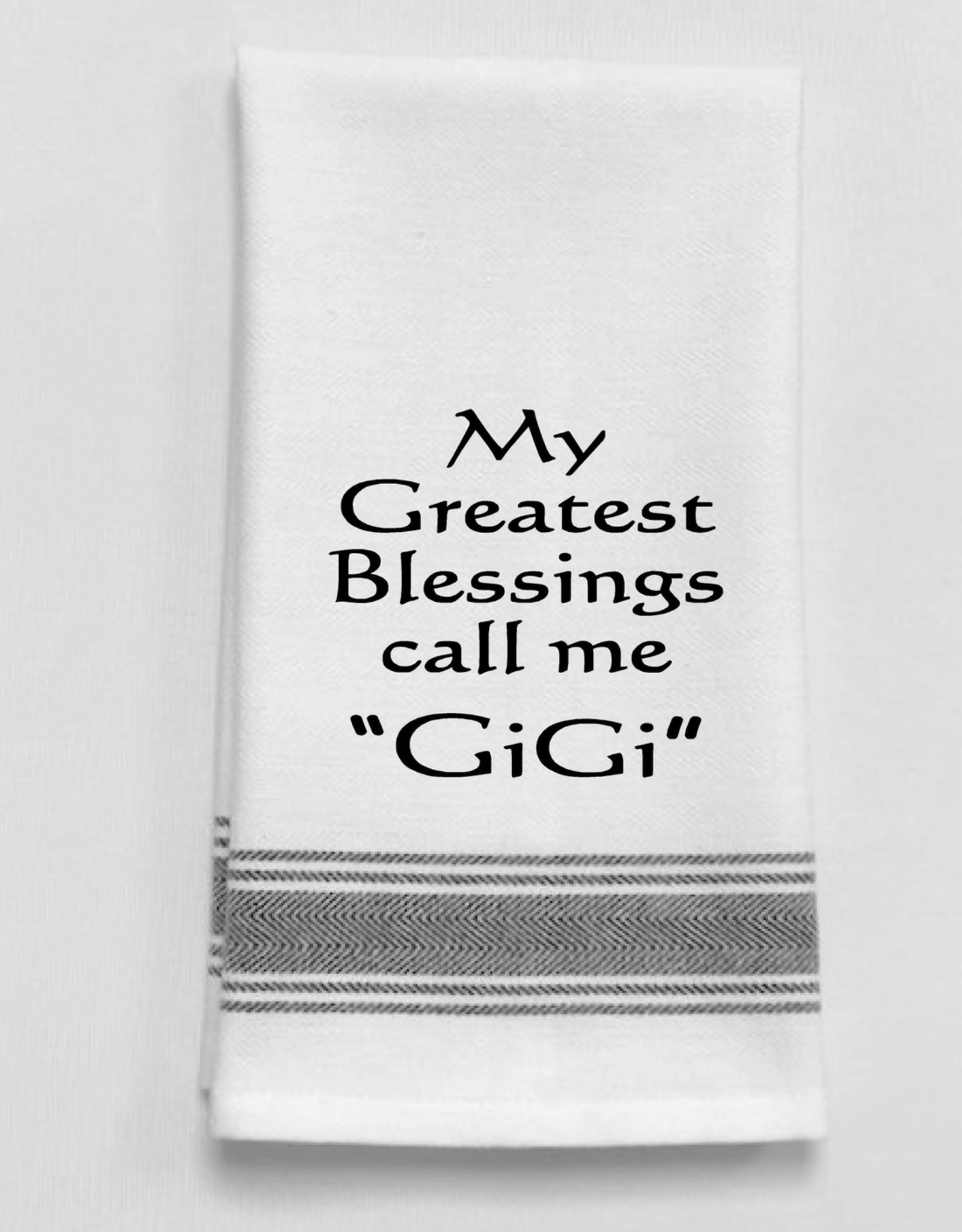 Wild Hare Designs Towel My Greatest Blessings Call Me Gigi