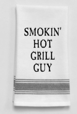 Wild Hare Designs Towel Smokin Hot Grill Guy