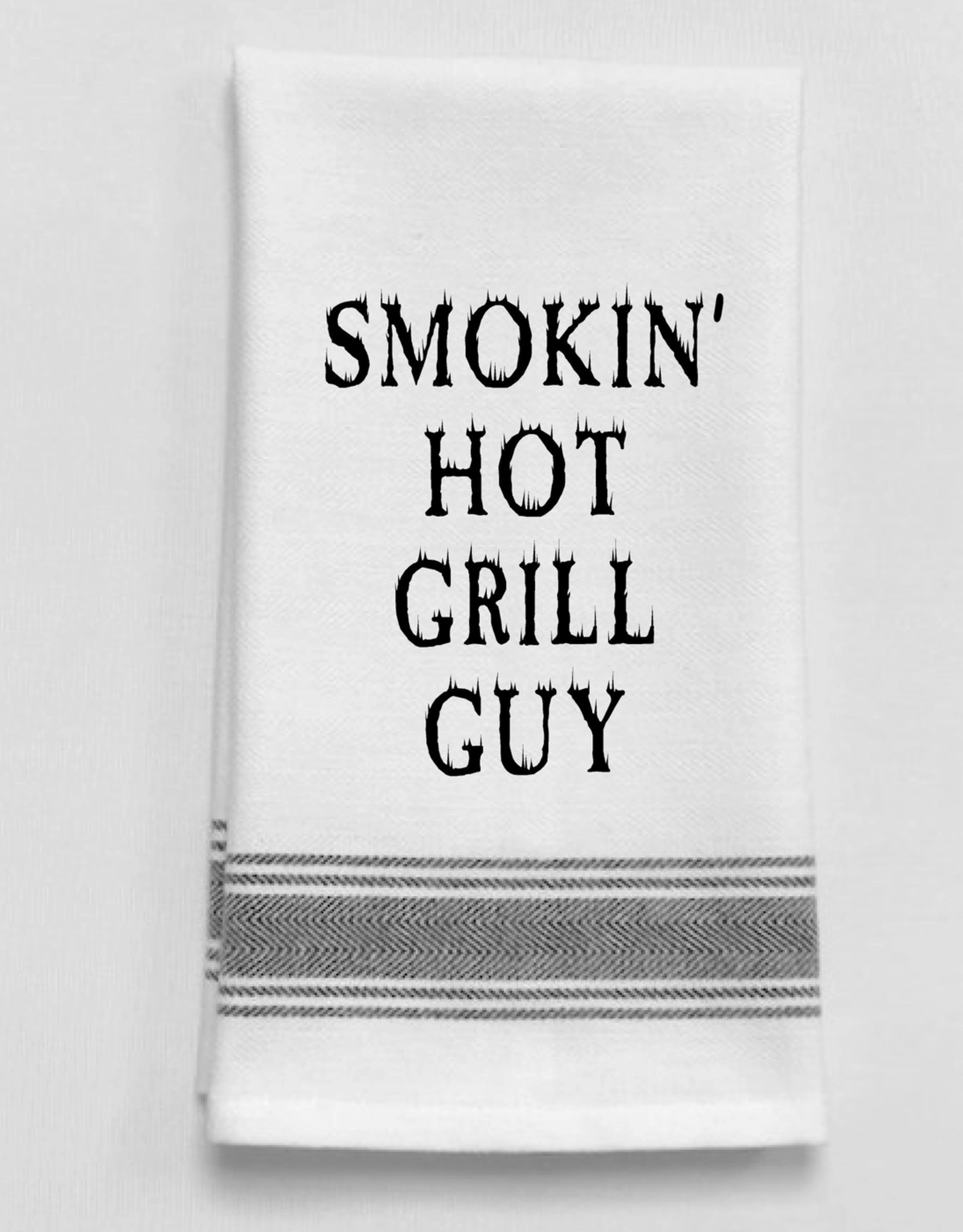 Wild Hare Designs Towel Smokin Hot Grill Guy