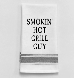 Wild Hare Designs Towel Smokin Hot Grill Guy