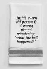 Wild Hare Designs Towel Old Person....School Together