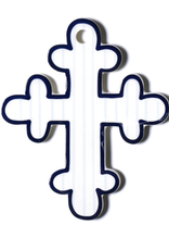 Coton Colors 6" Pinstripe Cross Blue