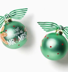 Coton Colors Ornament First Xmas Mr & Mrs Gingerbread