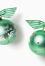 Coton Colors Ornament First Xmas Mr & Mrs Gingerbread