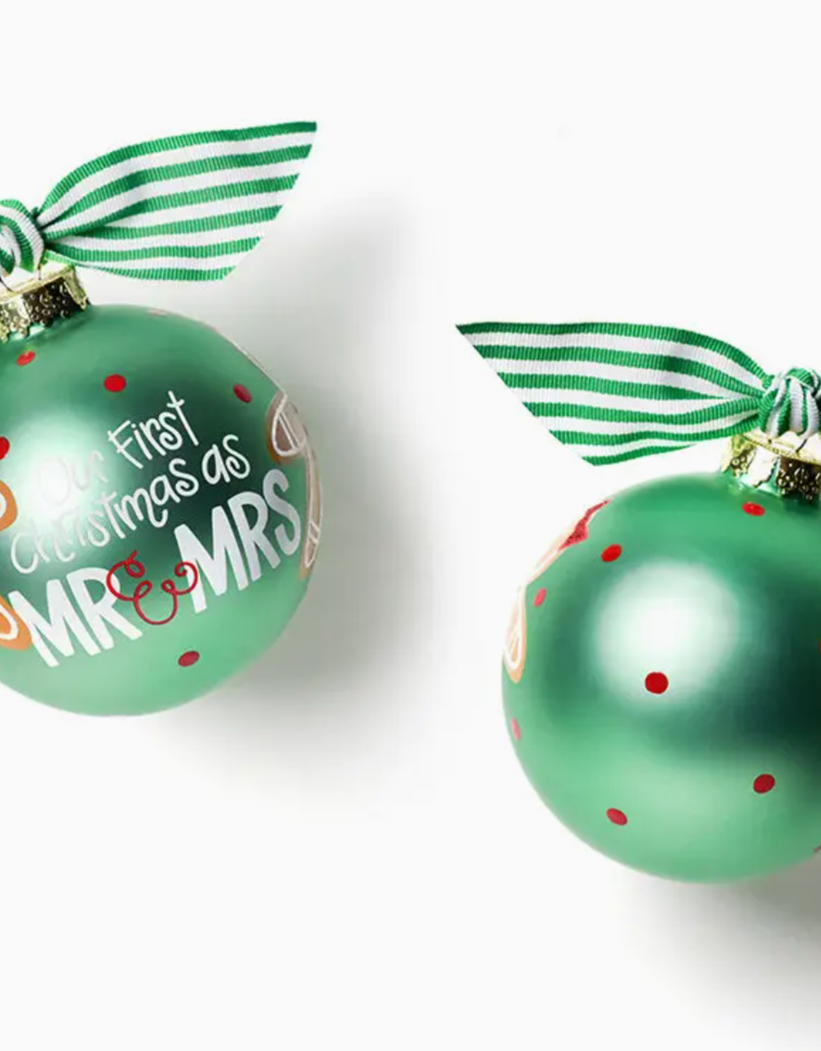 Coton Colors Ornament First Xmas Mr & Mrs Gingerbread