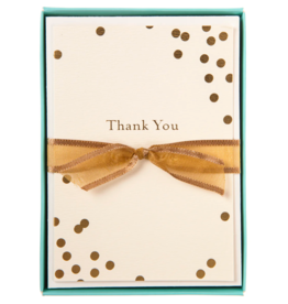 Box--10 cards Thank You Confetti