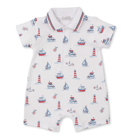 Kissy Kissy Pink Whales Sleeveless Playsuit