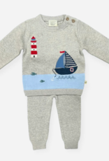Lighthouse & Boat Pullover  & Pant Set