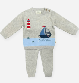Lighthouse & Boat Pullover  & Pant Set
