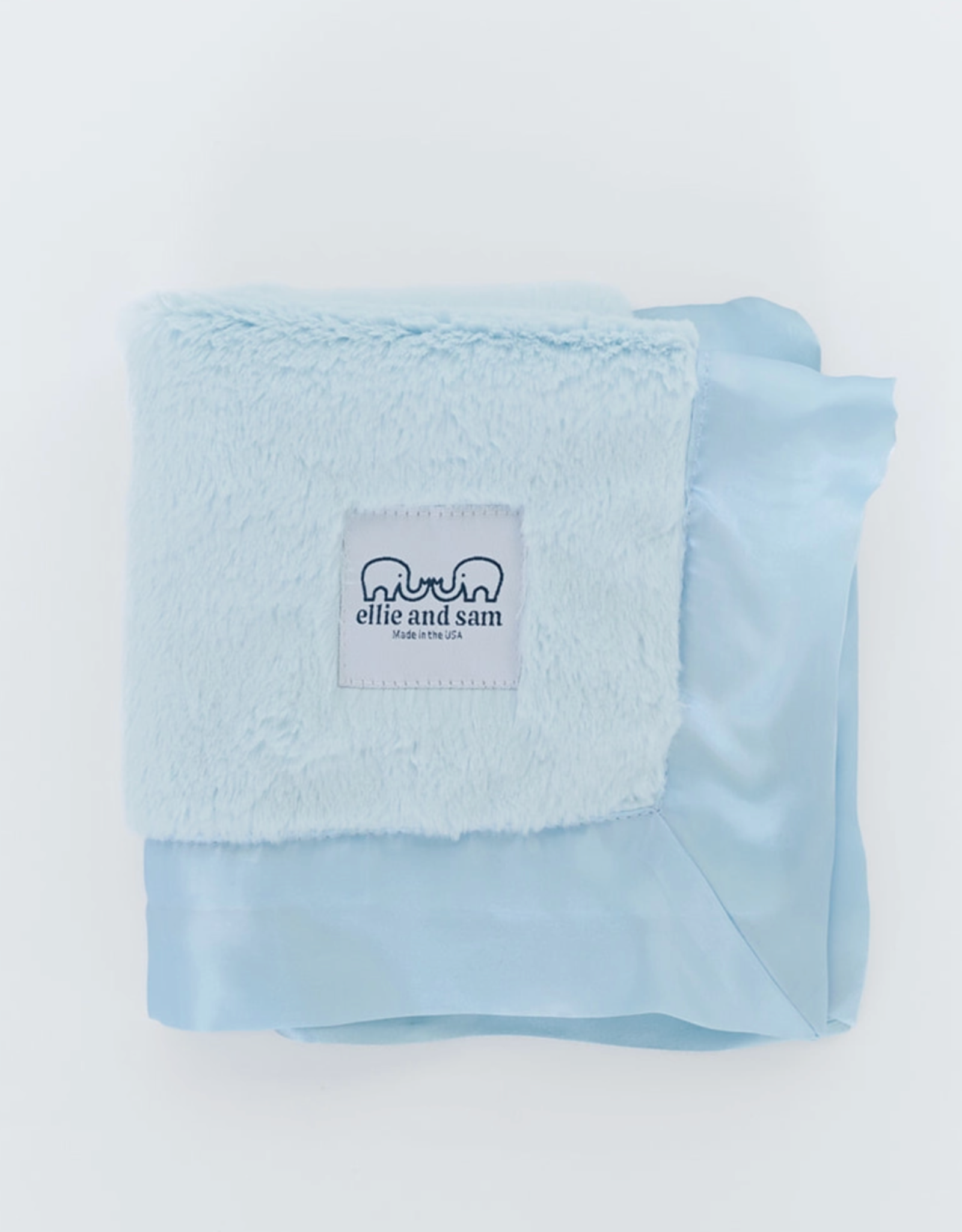 Luxury Satin Border Lovey Blue