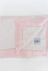 Ellie and Sam Luxury Satin Border Blanket Pink