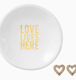 Santa Barbara Design Studio Earrings & Tray Love Lives Here
