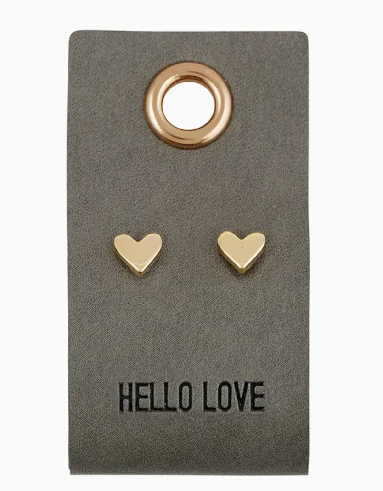Santa Barbara Design Studio Earrings Solid Heart Hello Love