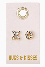 Santa Barbara Design Studio Earrings XO- Rhinestone