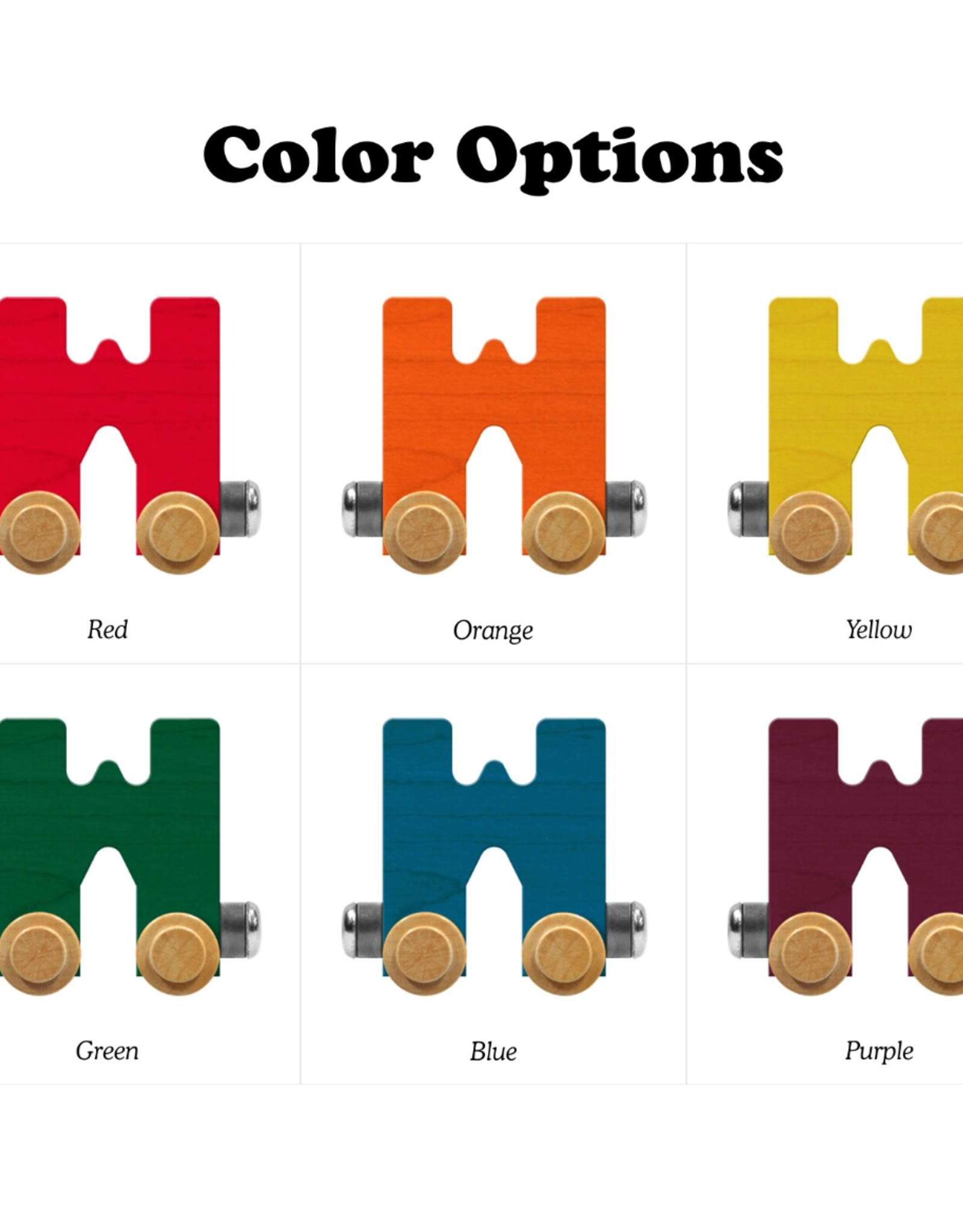 Maple Landmark Woodcraft W Train Letter