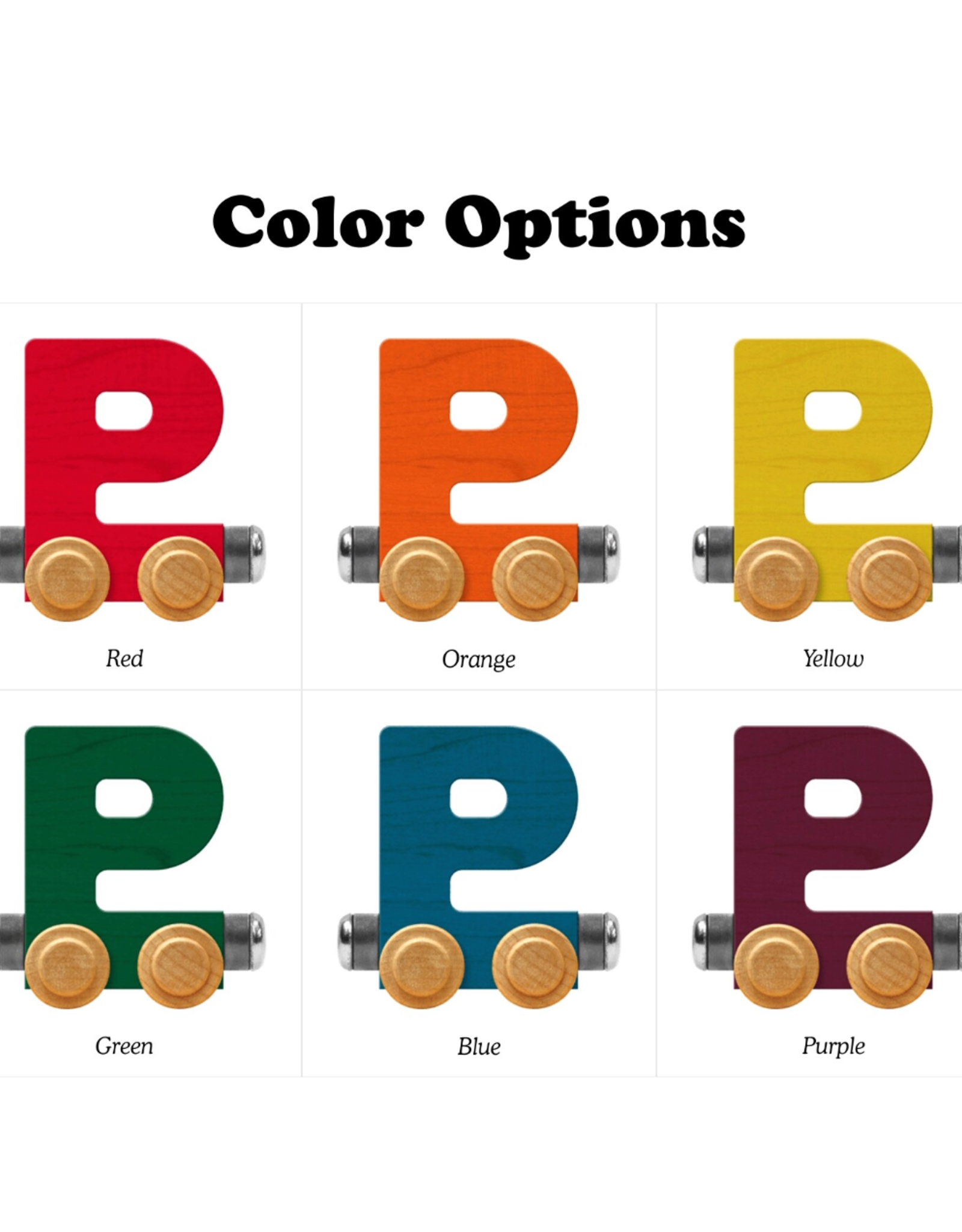 Maple Landmark Woodcraft P Train Letter