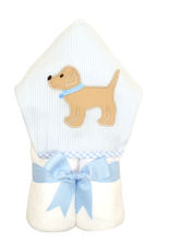 Three Marthas Everykid Towel Blue Puppy