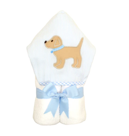 Three Marthas Everykid Towel Blue Puppy