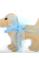 Three Marthas Burp Blue Puppy