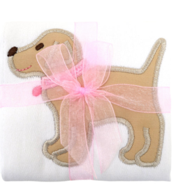 Three Marthas Burp Pink Puppy