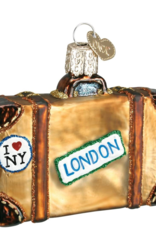 Old World Christmas Suitcase Ornament xx